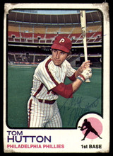 1973 Topps #271 Tom Hutton Signed Auto Autograph 
