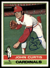 1976 Topps #239 John Curtis Signed Auto Autograph 1976 Topps #239 John Curtis Signed Auto Autograph