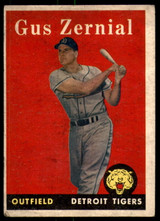 1958 Topps #112 Gus Zernial UER Very Good  ID: 186134