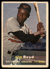 1957 Topps #26 Bob Boyd UER Very Good  ID: 134694