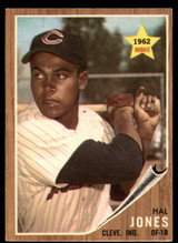 1962 Topps #49 Hal Jones UER EX/NM RC Rookie ID: 110631 1962 Topps #49 Hal Jones UER EX/NM RC Rookie ID: 110631