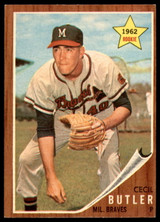 1962 Topps #239 Cecil Butler Ex-Mint RC Rookie ID: 189041 1962 Topps #239 Cecil Butler Ex-Mint RC Rookie ID: 189041
