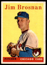 1958 Topps #342 Jim Brosnan Very Good  ID: 186240
