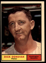 1961 Topps #414 Dick Donovan UER Excellent+  ID: 156306