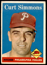 1958 Topps #404 Curt Simmons Very Good ID: 186267 1958 Topps #404 Curt Simmons Very Good ID: 186267