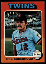 1975 Topps # 54 Eric Soderholm Signed Auto Autograph 