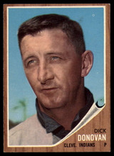 1962 Topps #15 Dick Donovan UER EX/NM  ID: 110566