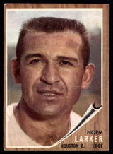 1962 Topps #23 Norm Larker EX++ Excellent++  ID: 110585