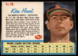1962 Post Cereal #79 Ken Hunt Excellent+  ID: 137222