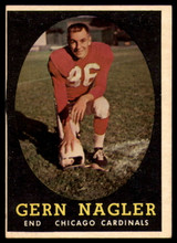 1958 Topps #60 Gern Nagler EX/NM ID: 125959 1958 Topps #60 Gern Nagler EX/NM ID: 125959
