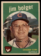 1959 Topps #29 Jim Bolger EX Excellent 