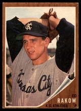 1962 Topps #342 Ed Rakow EX++ Excellent++ ID: 111121 1962 Topps #342 Ed Rakow EX++ Excellent++ ID: 111121