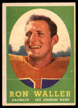 1958 Topps #72 Ron Waller EX/NM ID: 125970 1958 Topps #72 Ron Waller EX/NM ID: 125970