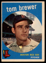 1959 Topps #55 Tom Brewer Excellent  ID: 161300