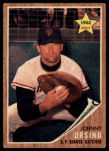 1962 Topps #377 John Orsino Excellent RC Rookie ID: 170004 1962 Topps #377 John Orsino Excellent RC Rookie ID: 170004