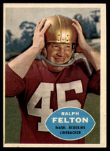 1960 Topps #129 Ralph Felton Near Mint+ RC Rookie