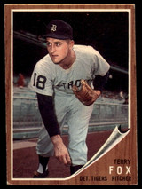 1962 Topps #196 Terry Fox Excellent+ ID: 179993 1962 Topps #196 Terry Fox Excellent+ ID: 179993
