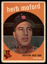 1959 Topps #91 Herb Moford VG-EX RC Rookie