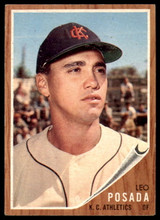 1962 Topps #168 Leo Posada Excellent+  ID: 188975