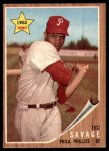 1962 Topps #104 Ted Savage Excellent+ RC Rookie ID: 169520 1962 Topps #104 Ted Savage Excellent+ RC Rookie ID: 169520