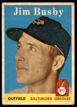 1958 Topps #28 Jim Busby G-VG  ID: 183859