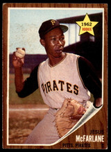 1962 Topps #229 Jesus McFarlane Excellent+ RC Rookie ID: 195127 1962 Topps #229 Jesus McFarlane Excellent+ RC Rookie ID: 195127