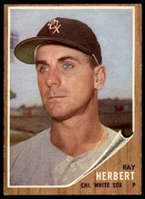 1962 Topps #8 Ray Herbert Excellent+  ID: 194364