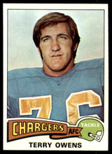 1975 Topps #256 Terry Owens Near Mint or Better  ID: 209098