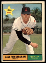 1961 Topps #381 Dave Wickersham Ex-Mint RC Rookie ID: 156231 1961 Topps #381 Dave Wickersham Ex-Mint RC Rookie ID: 156231