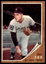 1962 Topps #196 Terry Fox Excellent+  ID: 189002