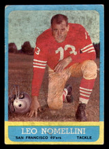 1963 Topps #143 Leo Nomellini Poor 1963 Topps #143 Leo Nomellini Poor