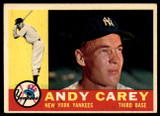 1960 Topps #196 Andy Carey Excellent+ ID: 152938 1960 Topps #196 Andy Carey Excellent+ ID: 152938