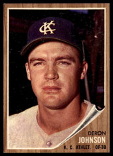 1962 Topps #82 Deron Johnson EX/NM ID: 105845 1962 Topps #82 Deron Johnson EX/NM ID: 105845