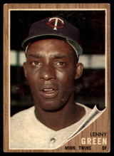 1962 Topps #84 Lenny Green EX++ Excellent++ ID: 110711 1962 Topps #84 Lenny Green EX++ Excellent++ ID: 110711