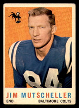1959 Topps #89 Jim Mutscheller Very Good ID: 270244 1959 Topps #89 Jim Mutscheller Very Good ID: 270244