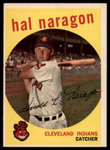 1959 Topps #376 Hal Naragon EX/NM  ID: 103560