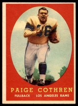 1958 Topps #92 Paige Cothren EX/NM ID: 120460 1958 Topps #92 Paige Cothren EX/NM ID: 120460