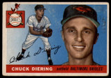 1955 Topps #105 Chuck Diering G/VG Good/Very Good 1955 Topps #105 Chuck Diering G/VG Good/Very Good