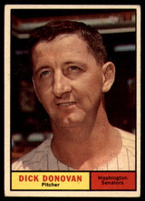 1961 Topps #414 Dick Donovan UER Excellent  ID: 156303