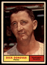 1961 Topps #414 Dick Donovan UER Excellent ID: 156303 1961 Topps #414 Dick Donovan UER Excellent ID: 156303
