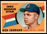 1960 Topps #135 Ken Johnson RS Ex-Mint RC Rookie  ID: 196241