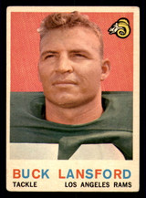 1959 Topps #152 Buck Lansford UER Very Good  ID: 270300