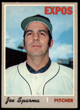 1970 O-Pee-Chee #243 Joe Sparma Very Good 1970 O-Pee-Chee #243 Joe Sparma Very Good