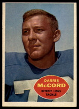 1960 Topps #45 Darris McCord Near Mint RC Rookie
