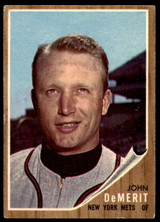 1962 Topps #4 John DeMerit Excellent+  ID: 188830