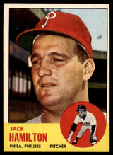 1963 Topps #132 Jack Hamilton EX/NM  ID: 113570