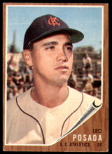 1962 Topps #168 Leo Posada Excellent+ ID: 194980 1962 Topps #168 Leo Posada Excellent+ ID: 194980