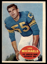 1960 Topps #69 Lou Michaels Near Mint RC Rookie ID: 133542