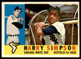 1960 Topps #180 Harry Simpson Ex-Mint ID: 196529 1960 Topps #180 Harry Simpson Ex-Mint ID: 196529