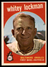 1959 Topps #411 Whitey Lockman UER EX/NM ID: 103608 1959 Topps #411 Whitey Lockman UER EX/NM ID: 103608